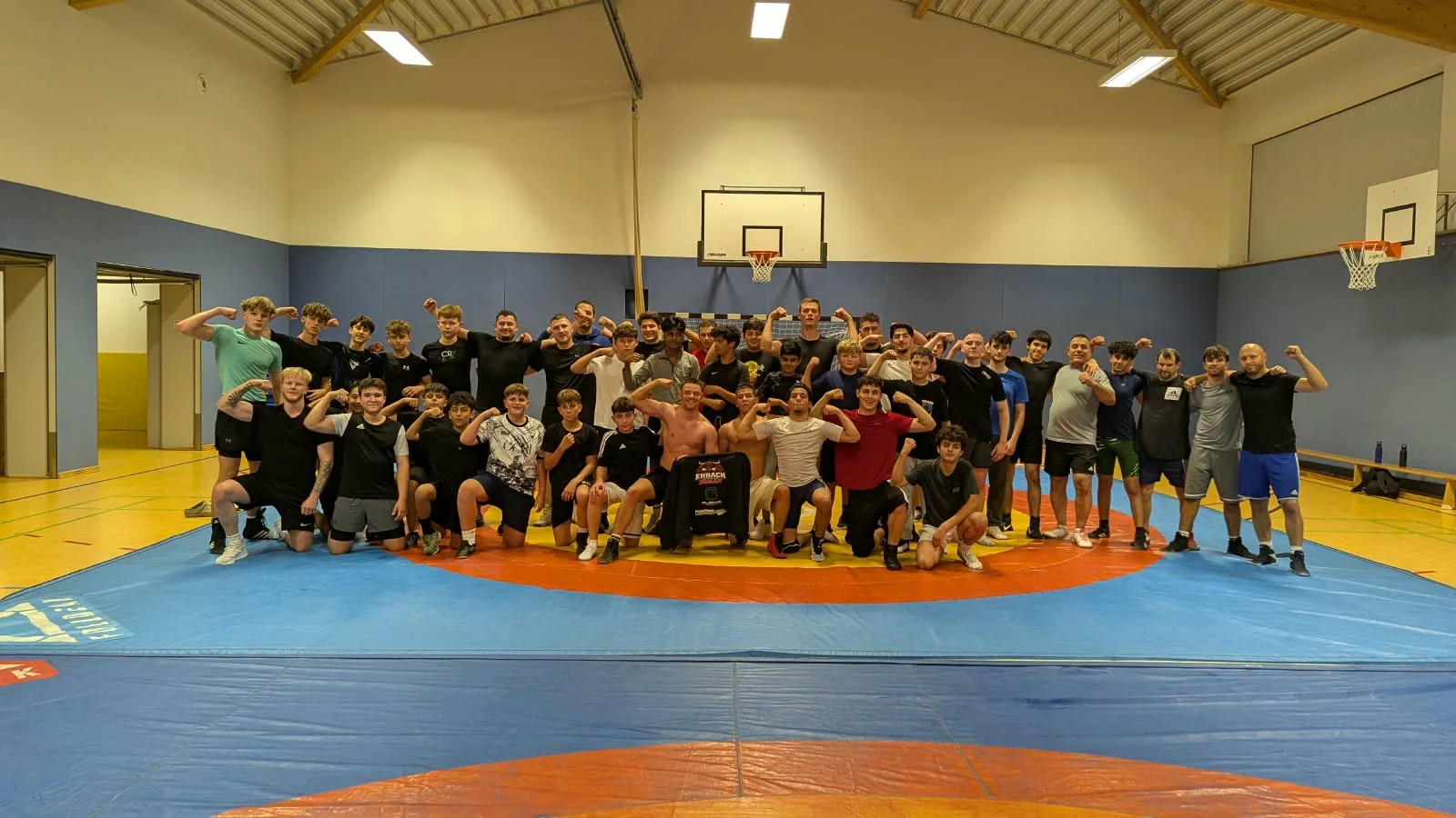 Trainingsgruppe der KSG Erbach auf der Ringermatte